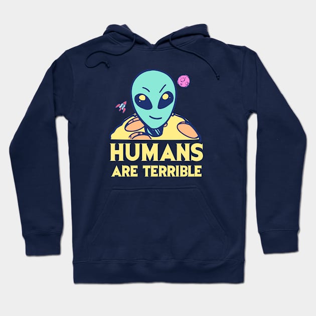 Alien Funny Hoodie by theramashley